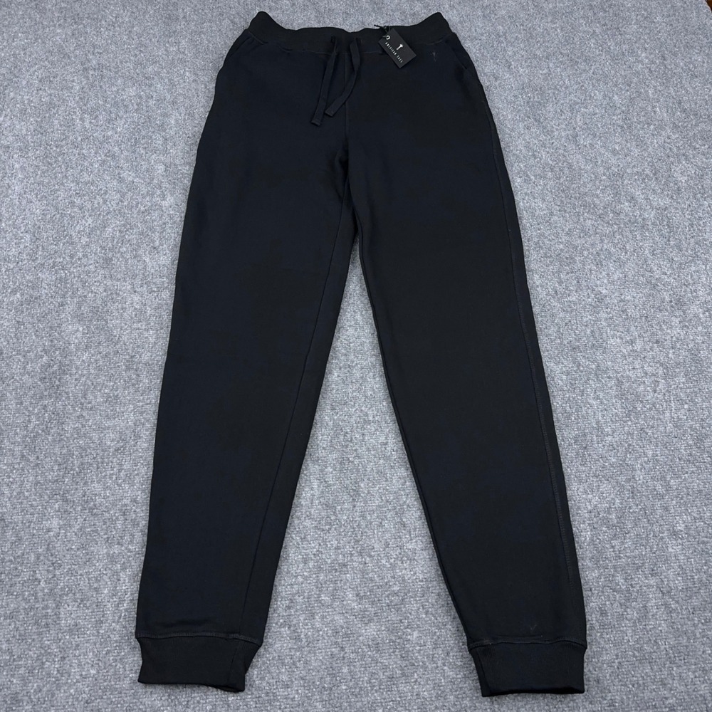 NEW American Tall Wearever Fleece Joggers Men's MT Medium Tall Black Lounge 34"